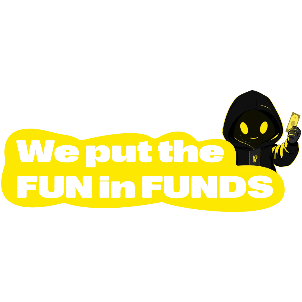 We put the fun in funds sticker