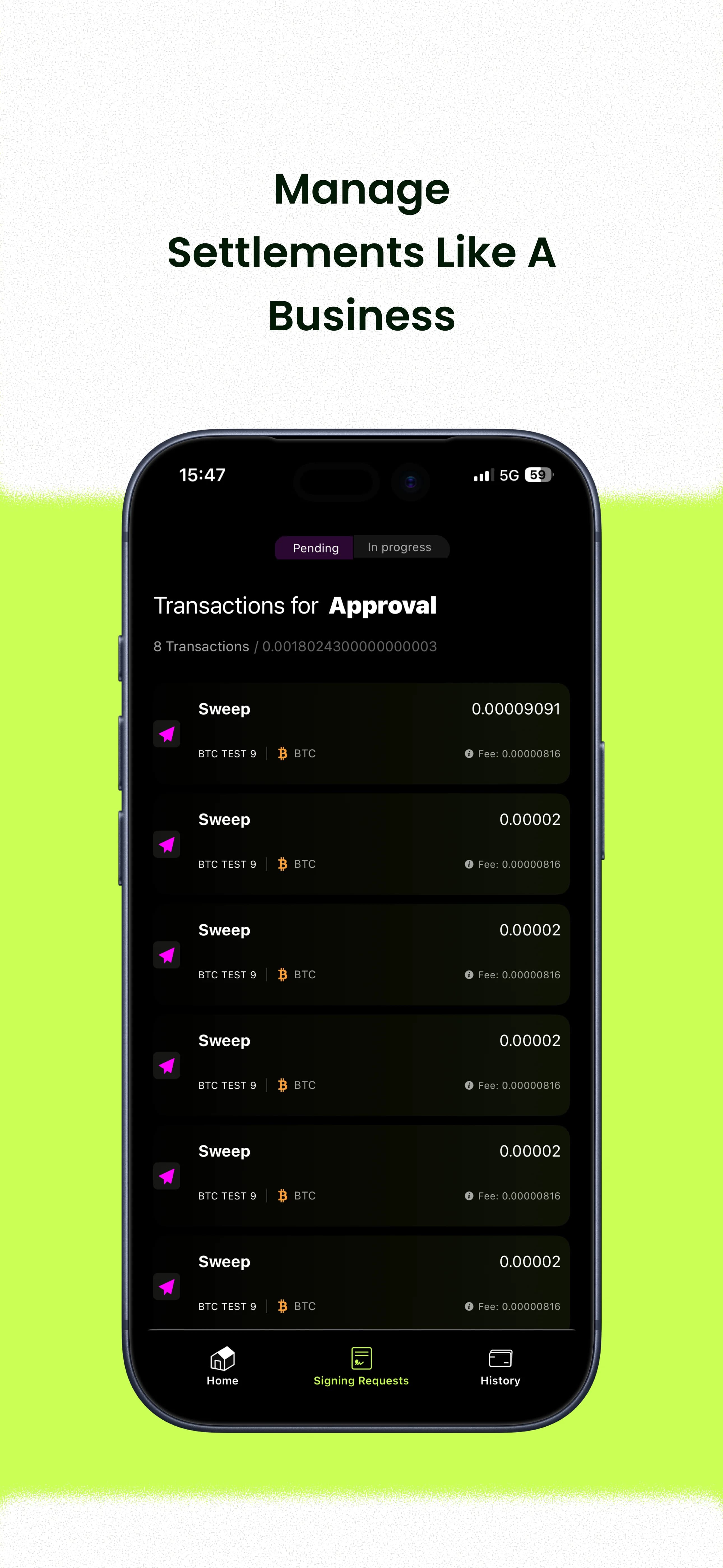 PayRam mobile UI 2