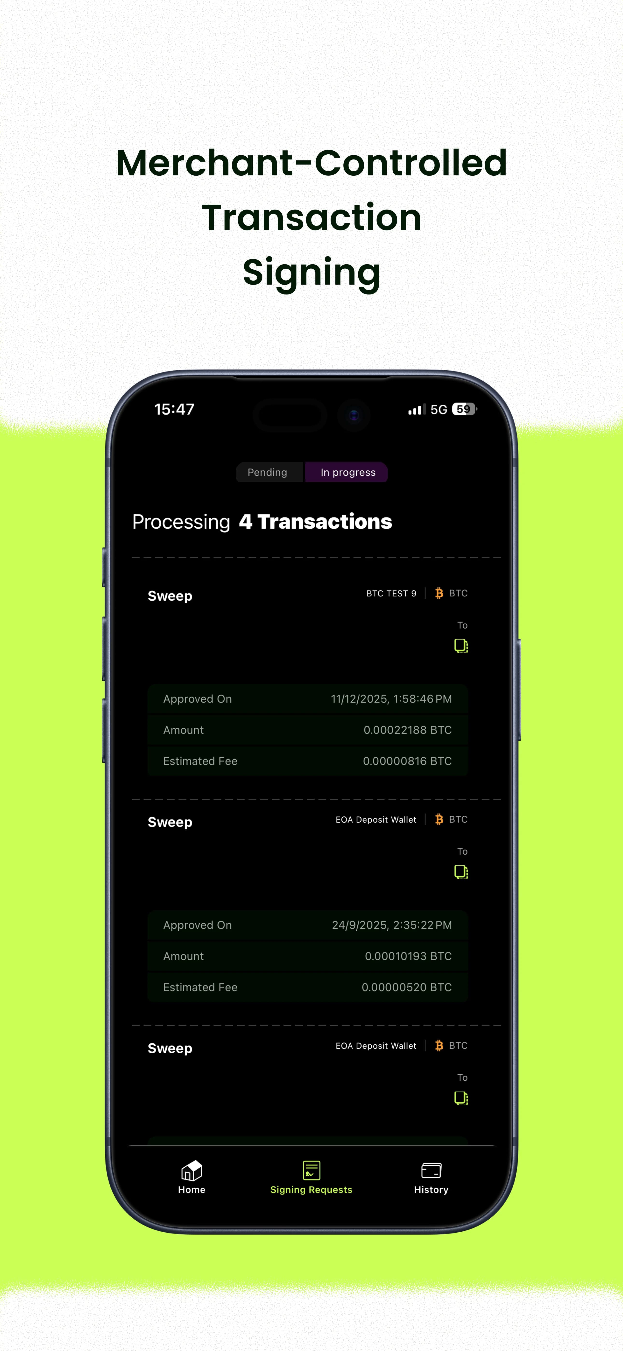 PayRam mobile UI 4